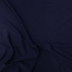 Navy Blue Reversible Merino Blend