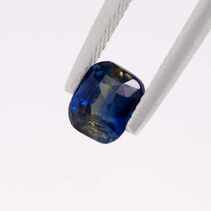 Blue Yellow Bi-Colour Sapphire Cushion 1.52 carat