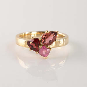 Jewellery manufacturing: Forest Berry Cluster ring in 9 carat gold