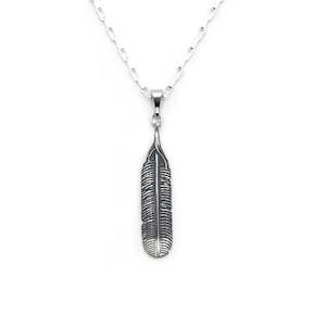 Jewellery manufacturing: Mini Huia Feather Pendant