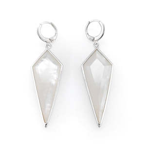 Jewellery manufacturing: Mother of Pearl Astra Earrings