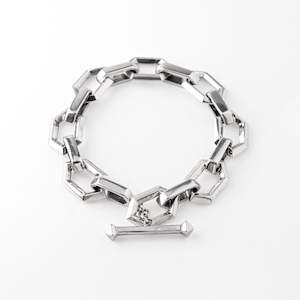 Jewellery manufacturing: Large Sterling Silver Hex Bracelet