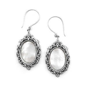 Antique Mirror Earrings