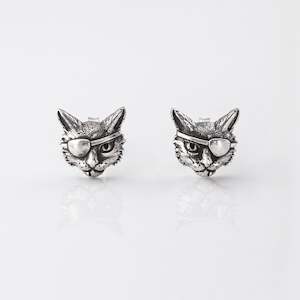 Jewellery manufacturing: Pirate Cat Studs