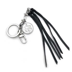 Jewellery manufacturing: Octopus Anchor Leather Tassel NVK Keyring