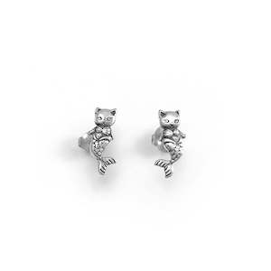 Jewellery manufacturing: Purrmaid studs