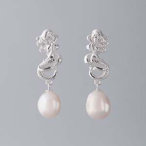 Mermaid Pearl Drop Earrings