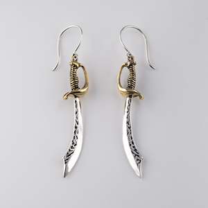 Pirate Cutlass Earrings