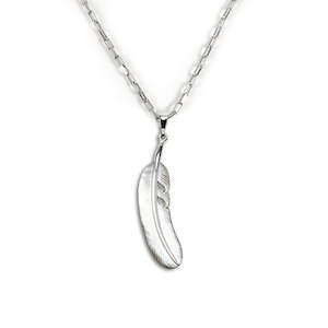 Jewellery manufacturing: Mother of Pearl Feather Charm