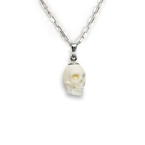 Deer Antler Skull Charm