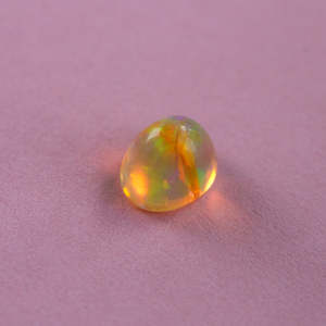 Jewellery manufacturing: Fire Opal Oval Cabochon 1.71 carats