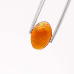 Jewellery manufacturing: Fire Opal Oval Cabochon 2.42 carats