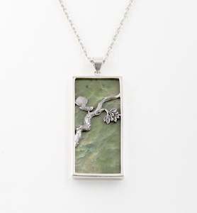 Jewellery manufacturing: Pounamu Calypso Pendant in Sterling Silver