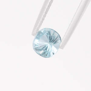 Jewellery manufacturing: Ice Blue Aquamarine Cushion 1.24 carats