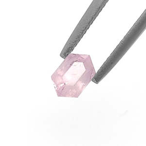 Soft Pink Sapphire Hexagonal Mixed cut 1.08 carats