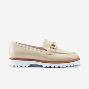 Footwear: Dawson Loafer | Ivory Leather