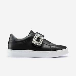 Gracie Sneaker Ltd Ed. | Black Leather