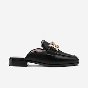 Brooklyn Mule Loafer Ltd Ed. | Black Leather