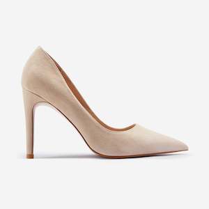 Nemesis 95mm Heel | Nude Suede