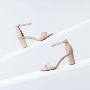 Footwear: Kaitlyn Sandal | Nude leather