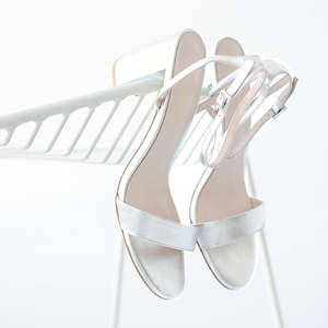 Footwear: Kiera 75mm | Silver print