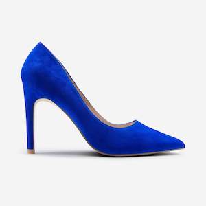 Nemesis 95mm Heel | Cobalt Blue Suede