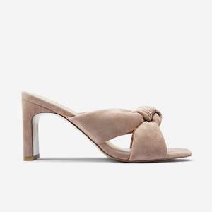 Velma Sandal Heel | Dirty Blush Suede