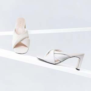 Venice Sandal | Ivory leather