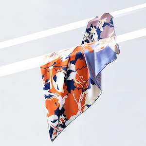 Footwear: Blossom Silk 90x90cm Scarf