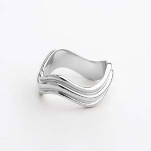 Footwear: Waves of Sand Ring | silver