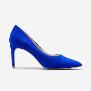 Footwear: Nemesis 78mm Heel | Cobalt Blue Suede