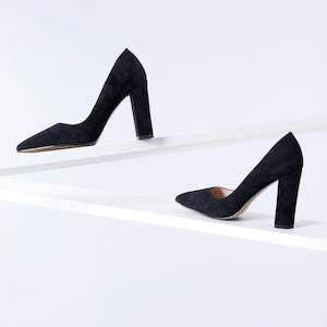 Nemesis 2.0 Heel 95mm | black suede