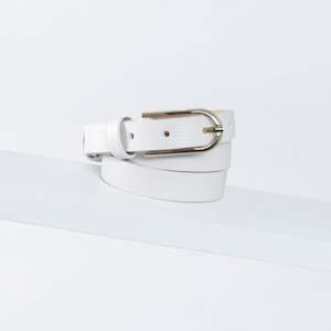 Element Leather Belt 19mm | gold white lizard print