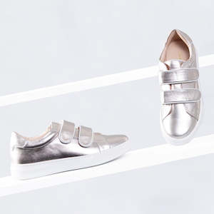 Footwear: Prestly Sneaker | Bronzed metallic