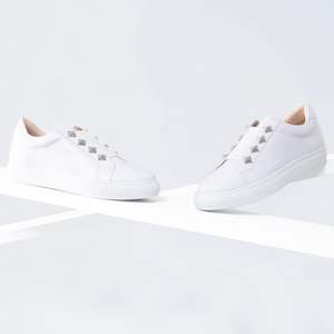 Footwear: Dandy Sneaker | White leather