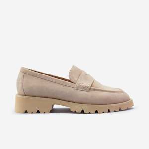 Footwear: Clay Loafer | Nude Suede