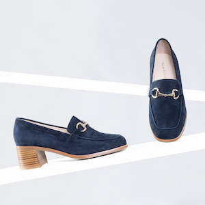 Blaza Loafer | Navy suede