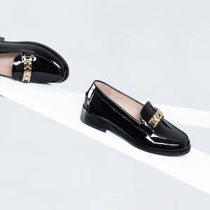 Footwear: Ralph Loafer | Black patent