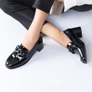 Briar Loafer | Black oiled leather