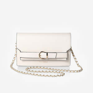 Footwear: Capri Crossbody Bag | Cream leather