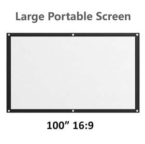 Internet only: High Brightness 100 inch HD Projector Screen