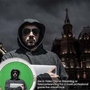 Internet only: Round Green Screen Photography Backdrop