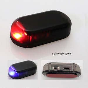 Solar Power Fake Car Alarm Deterrent