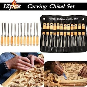 Internet only: Wood/Clay/Fruit Carving Chisel Set