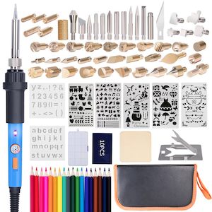 Pyrography Kit - Electric Solder Iron DIY Wood Burning set