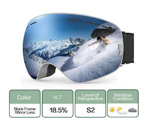 Ski Goggles - UV Protect Lens & Anti-Fog