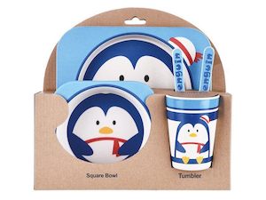 Bamboo Fiber Kids Baby Feeding Set