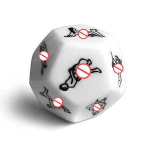 Erotic Sex Dice - 12 Sided Glow in the dark Dice