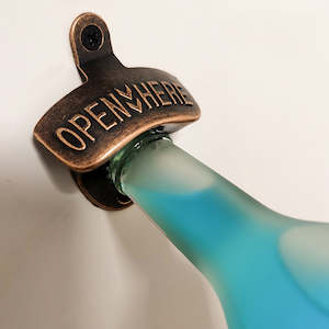 Vintage Kitchen Bottle Opener - Retro Wall Mounted