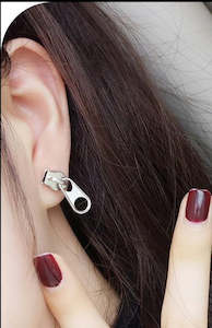 Zipper Earrings - Punk Style Street Fashion